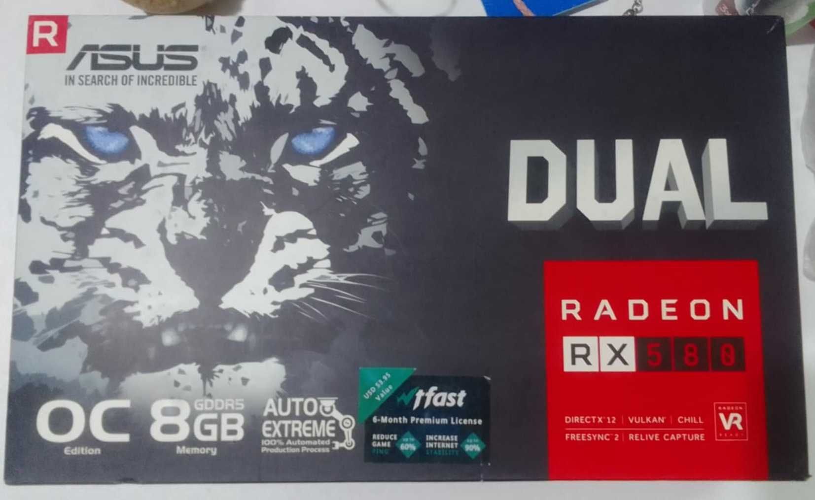 Видео карта Asus Radeon RX580 OC 8GB GDDR5