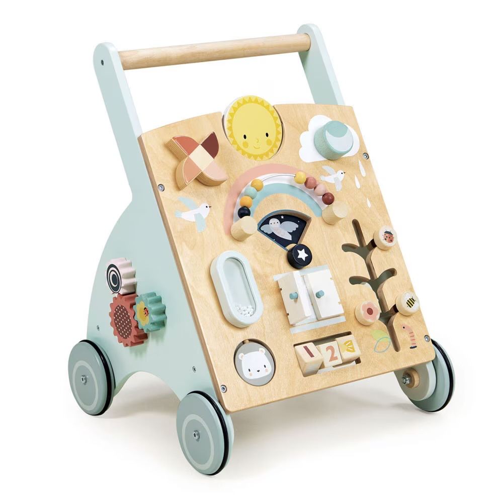 Дървена проходилка Tender Leaf Toys - Sunshine Baby Activity Walker