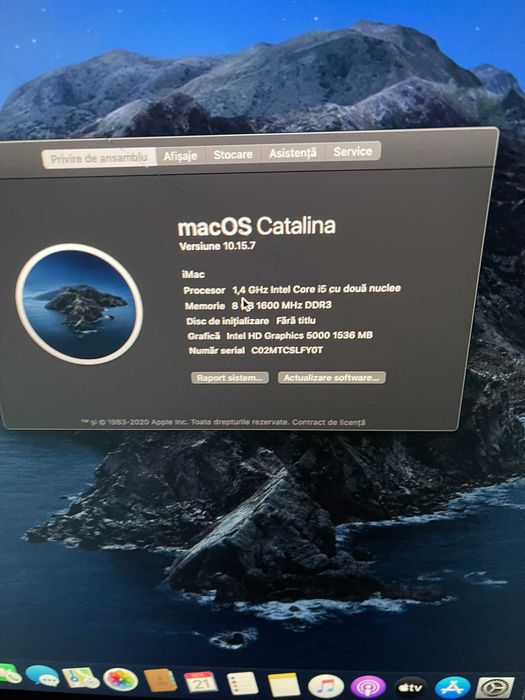 Apple iMac 21.5 A1418 Mid 2014 i5-4260U 8GB RAM FHD 500GB HDD Intel HD