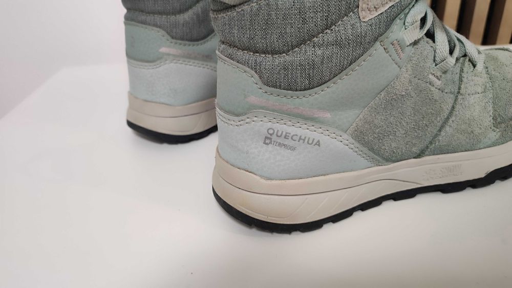 Ghete Piele Impermeabile Călduroase -Quechua Marime 34