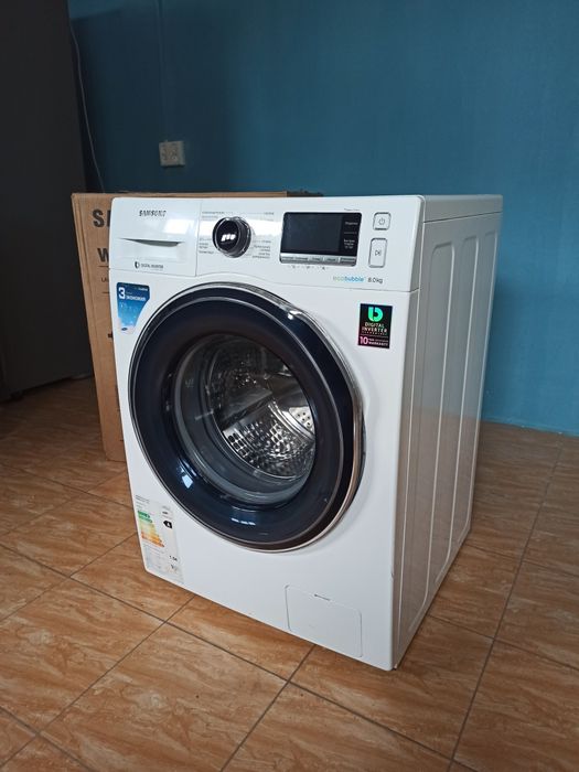Стиралная Samsung Модел EcoBubble Стиралка Сенсорный дисплей Стиралный