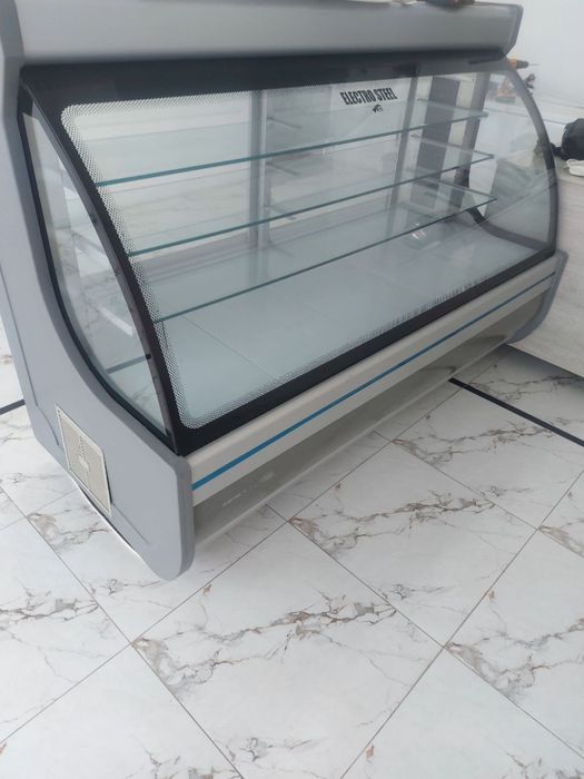 Витрина холодильник. 1,5х1,5. Electro steel.