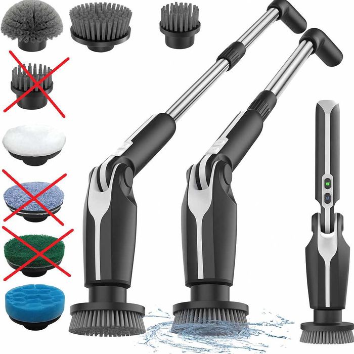 Електрическа четка за почистване с телескопична дръжка, липсващи части