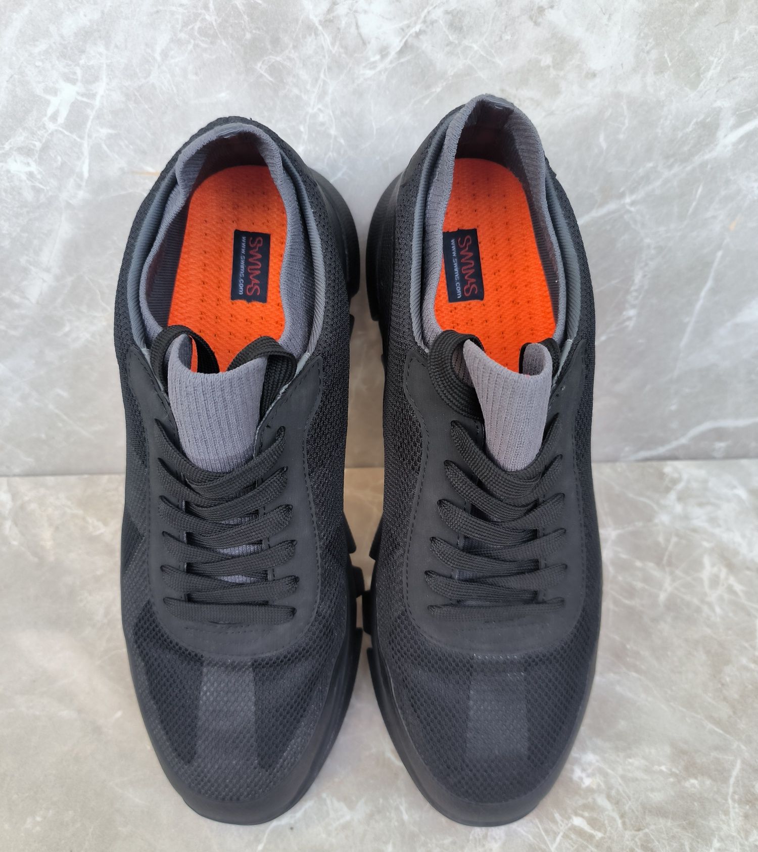 SWIMS Men's City Hiker Sneaker in Black 44