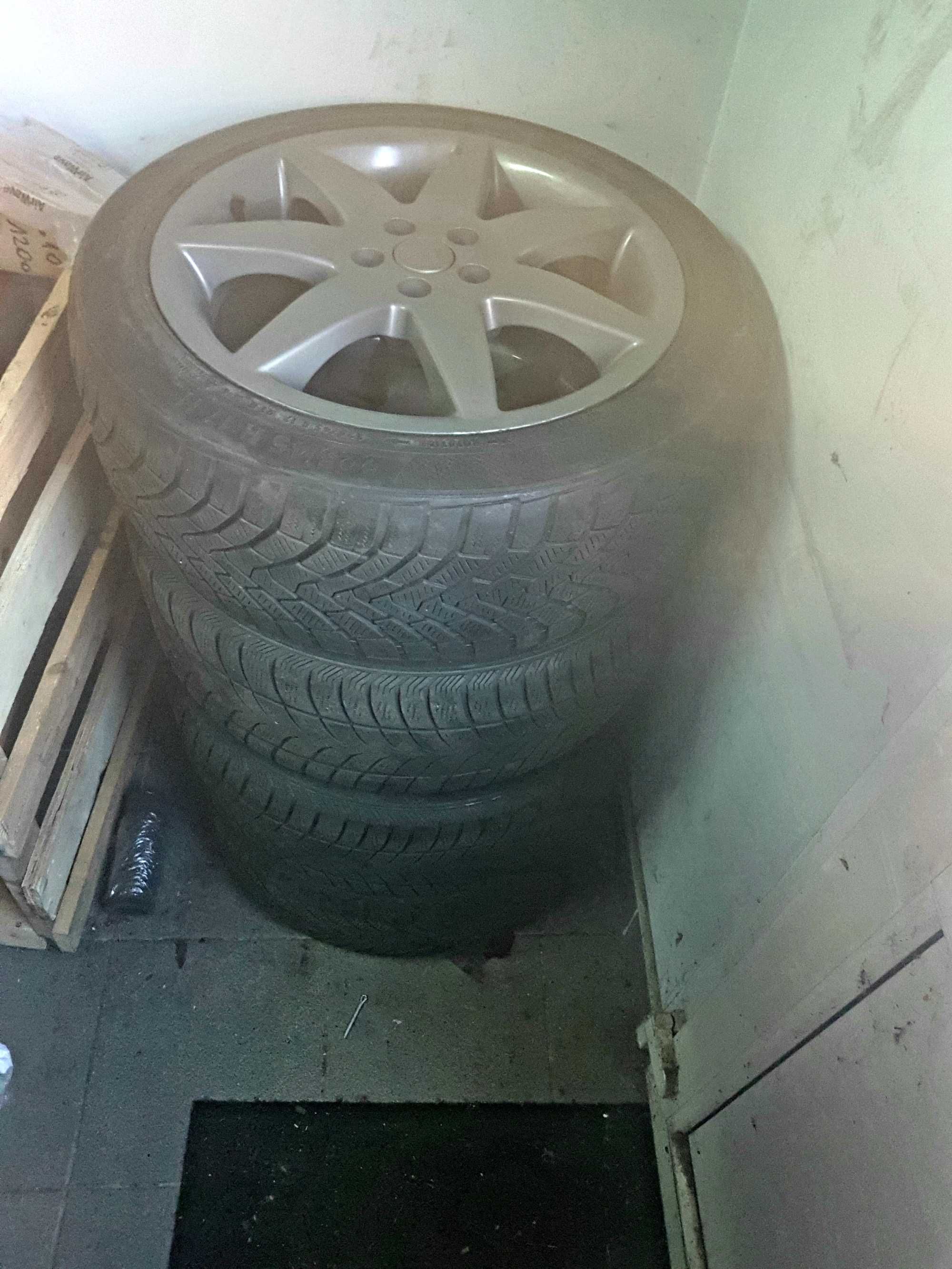 vand roti 5x100 r17 et35 7,5j cu 225/45r17 - golf 4 - a3 - ibiza -bora