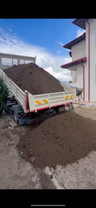 Vând pământ negru vegetal grădină gazon transport