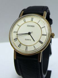Съветски SEKONDA QUARTZ Кварц Мъжки ръчен часовник, работещ