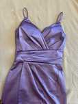 Rochie din satin, mov-lila