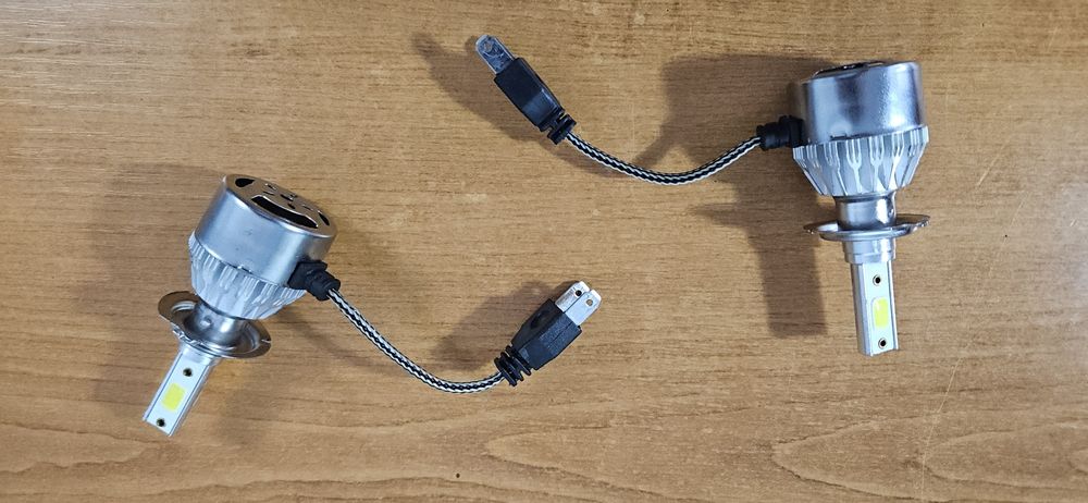 Led-uri albe H7 6000k noi cu racire