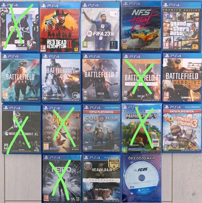 Игры для playstation 4 и ps5 на дисках в наличии в Кокшетау