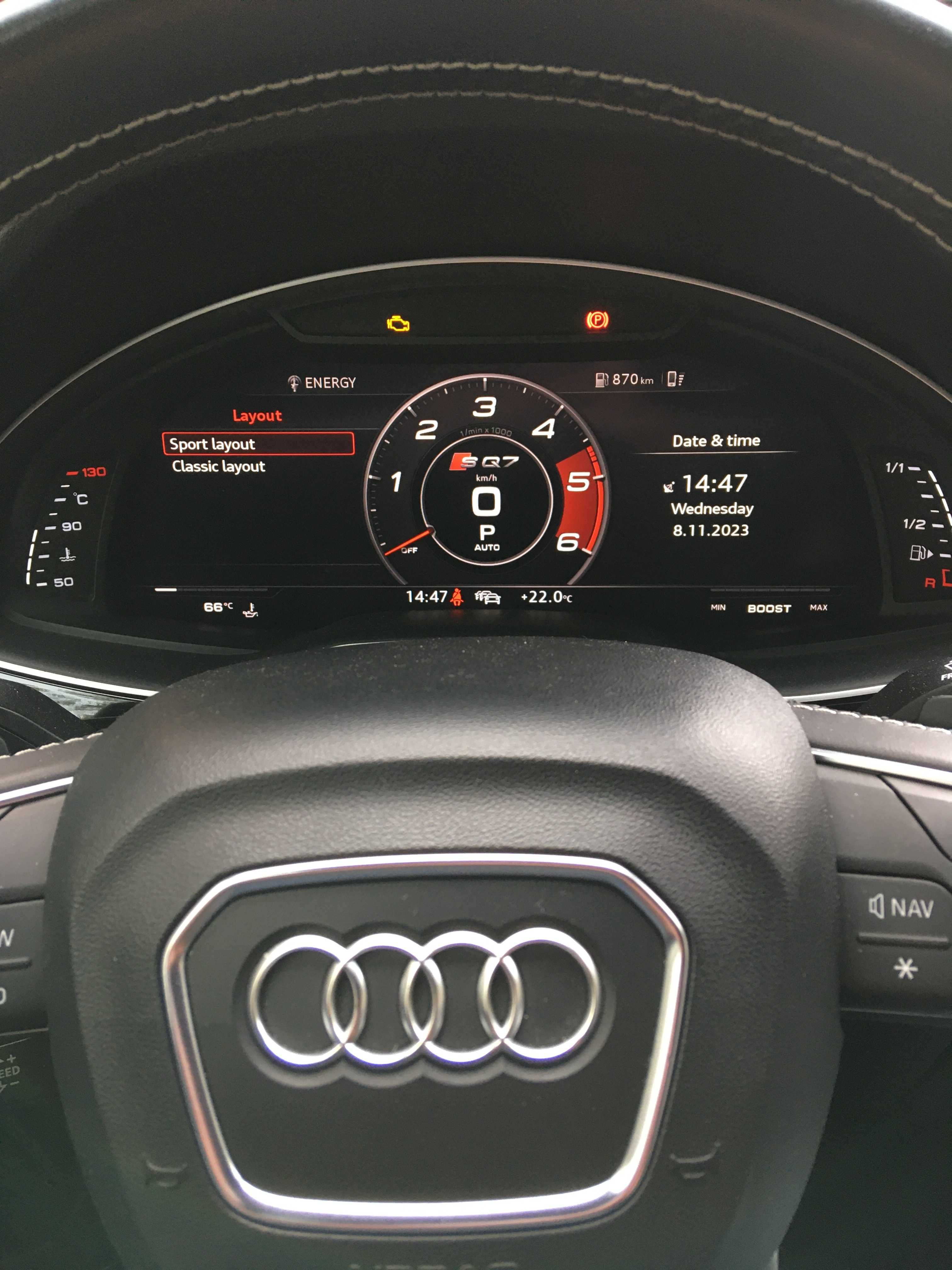 Activated Audi Virtual Cockpit Активиране Спортен Километраж Audi Mib