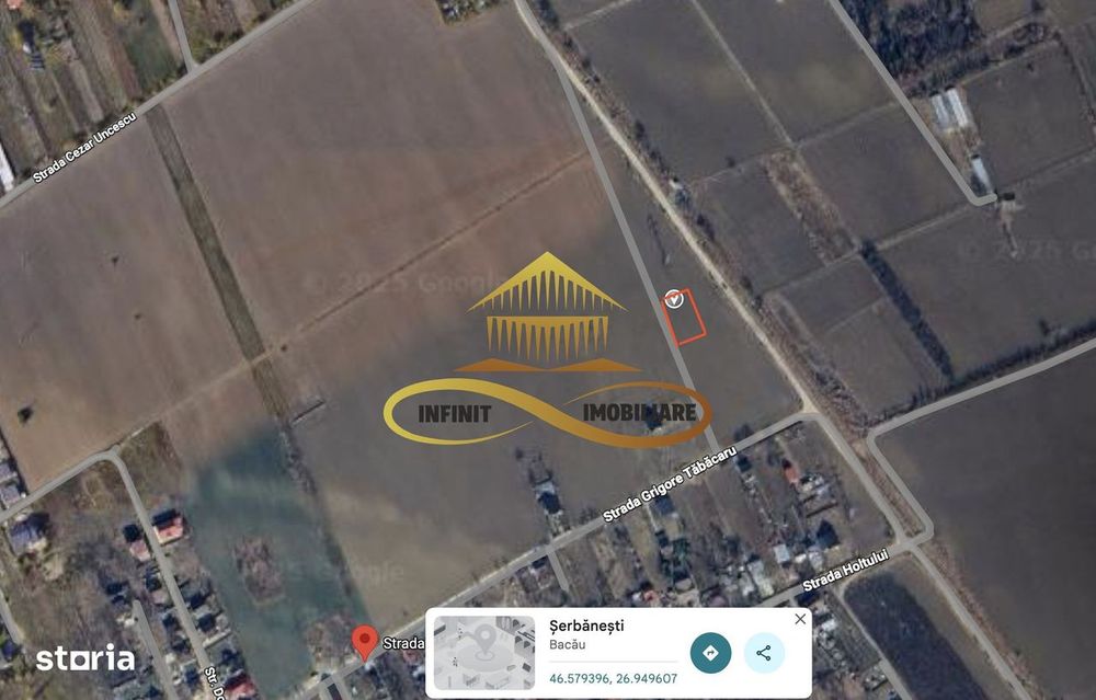 Teren Intravilan în Serbanesti, Bacau