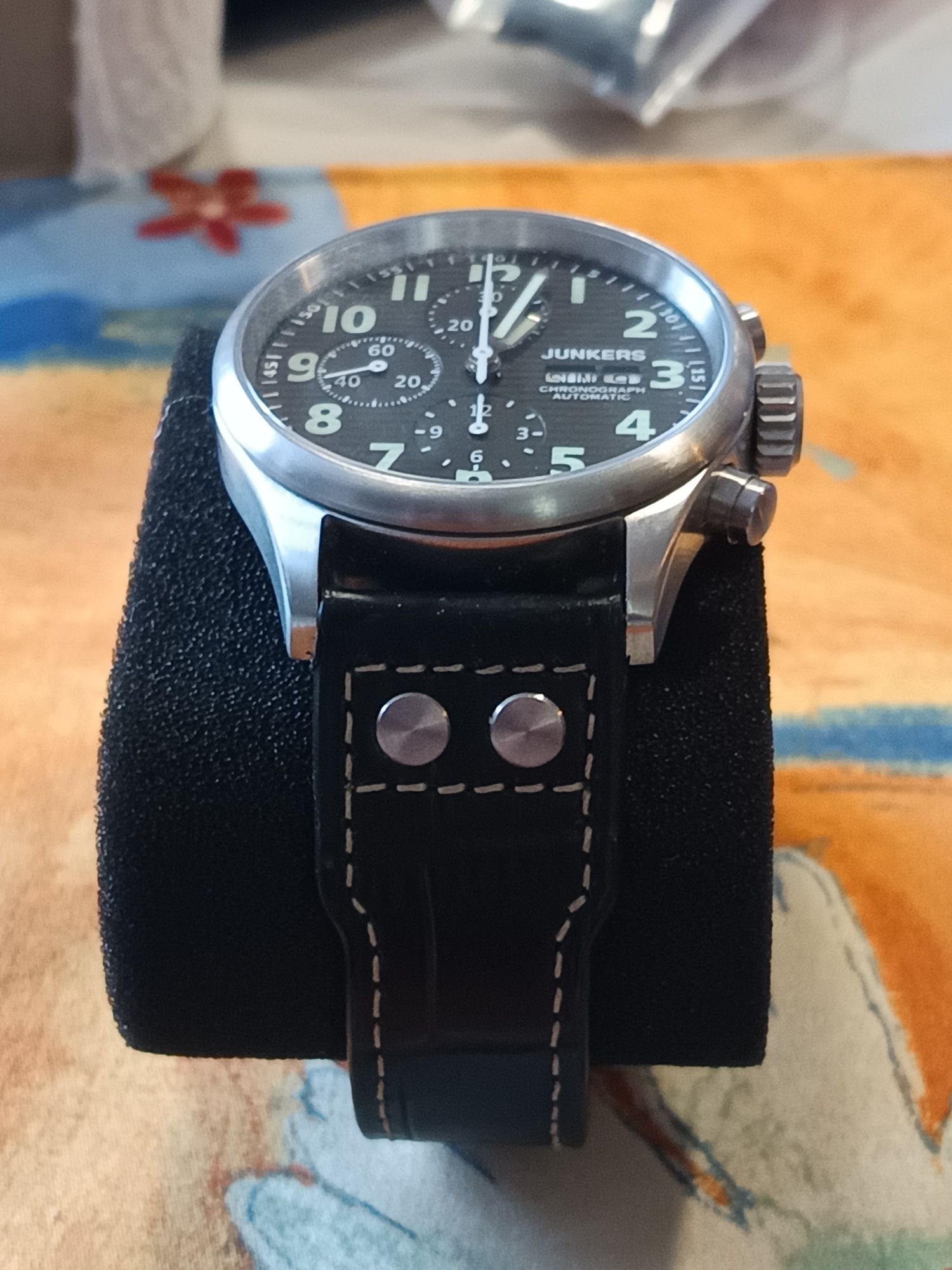 Часовник "Junkers"pilolot Swiss 7750 valjoux