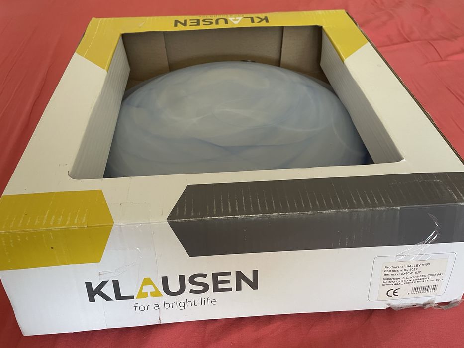 Aplica Plafoniera Klausen Halley D400 2x60W E27