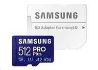 Card Samsung pro plus 512GB microSDXC UHS-I clasa 10 A2 V30 U3 4K eMag