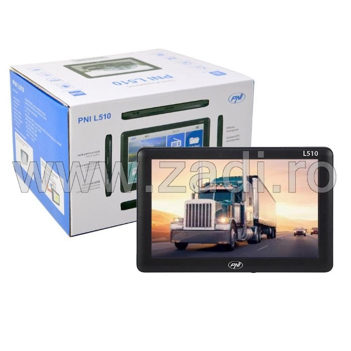 GPS PNI L510-ecran 5"- 256 ram - 8gb memorie Full Europa-actualizat