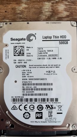Твърд диск HDD Seagate 500GB 2.5"