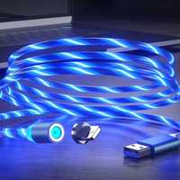 Светещи/LED магнитни USB кабели за зареждане