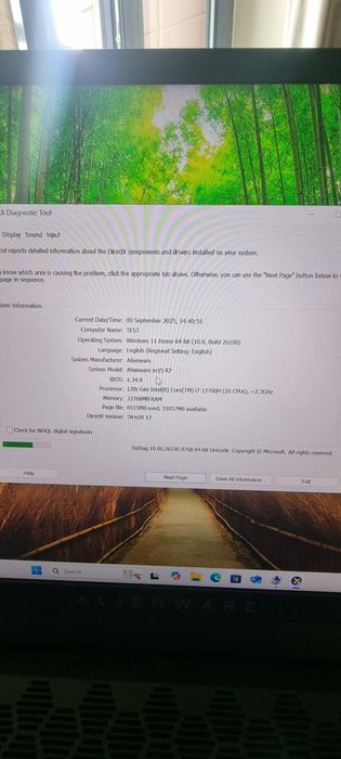 Alienware Laptop RTX 3080Ti i7-12700 32GB DDR5 240HZ 2K ECRAN