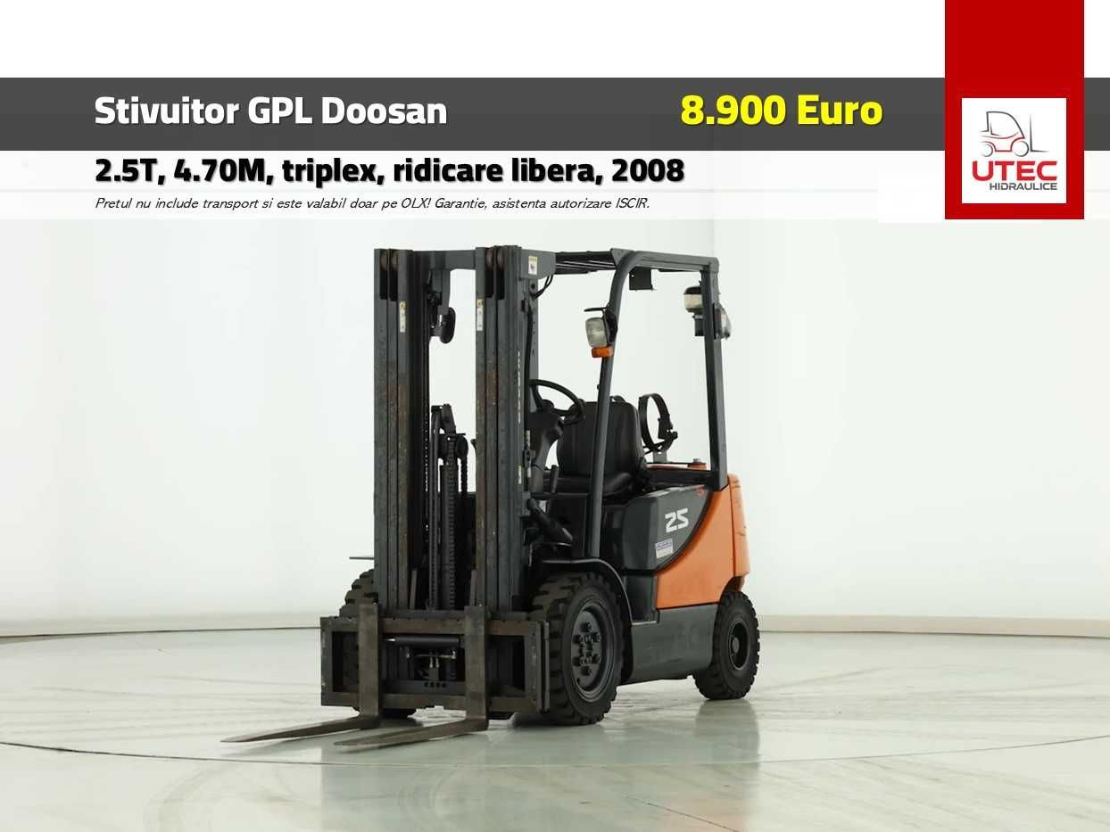 Stivuitoare GPL de la 5900 de euro - marci premium