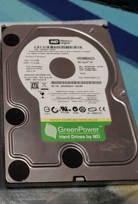 HDD WD Green 500GB – testat