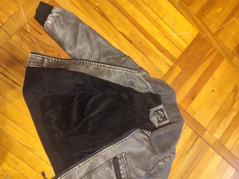 Куртка кожаная детская