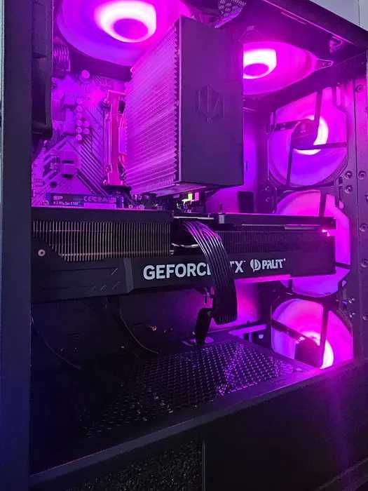 Ново! RTX 4070 Super, Ryzen 7 7800X3D, 32GB RAM, Геймърски компютър!