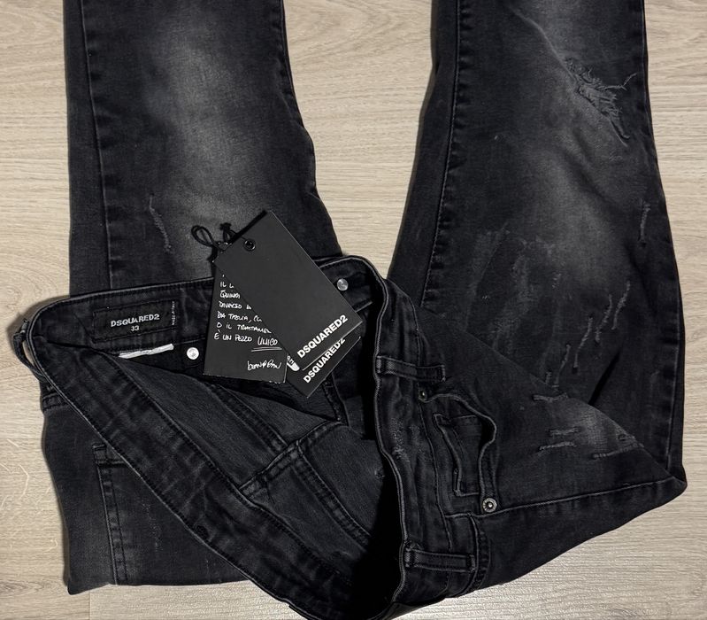 Blugi Desquared Slim negri marimea S