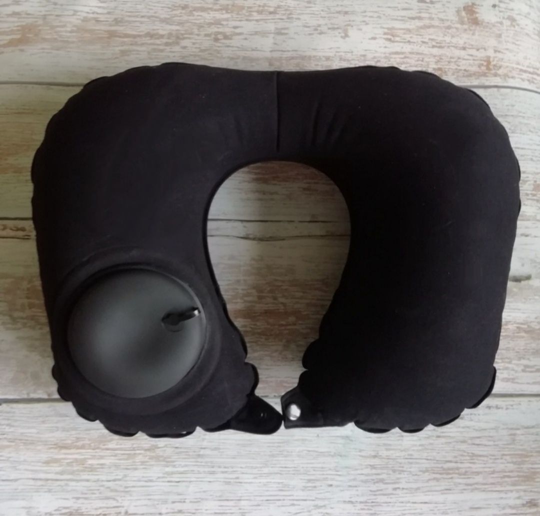 Удобная,компактная подушка для шеи с насосом