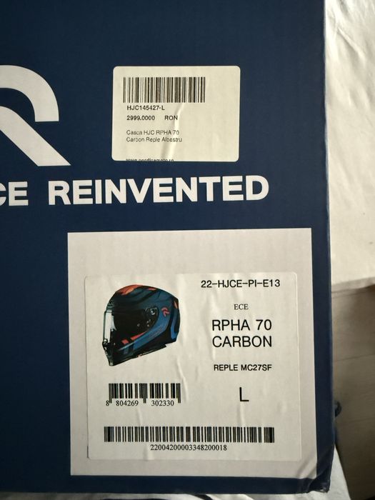 Casca HJC RPHA 70 Carbon L + Cardo 4x