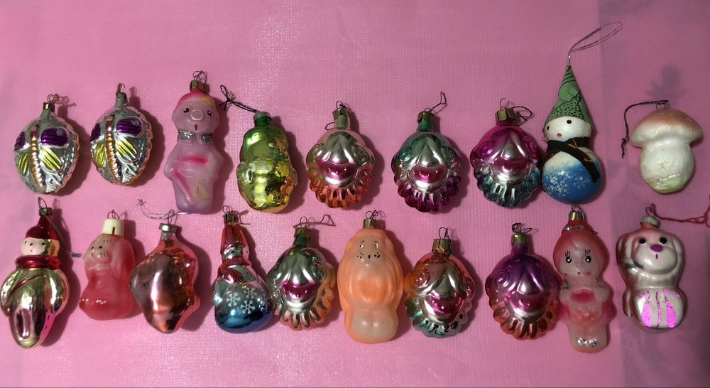 Елочные игрушки СССР