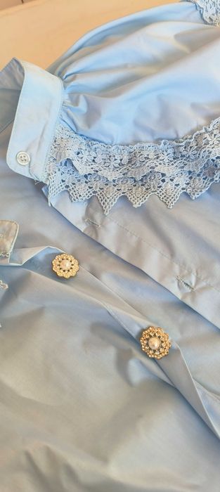 Дамска риза в  синьо