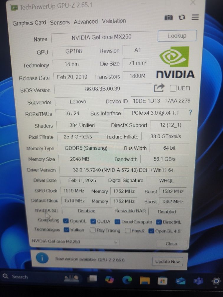 Lenovo ThinkPad T490 /i7 -8665U ,Video  dedicat