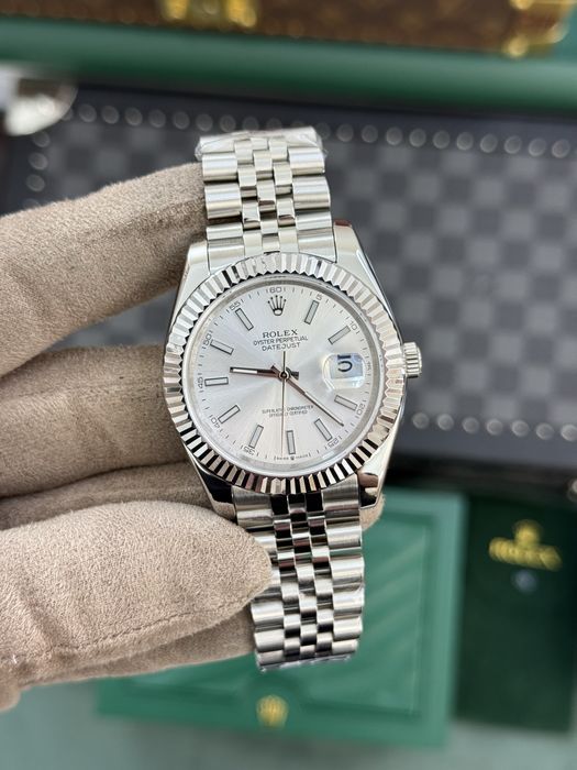Rolex Date-Just 41mm White Dial