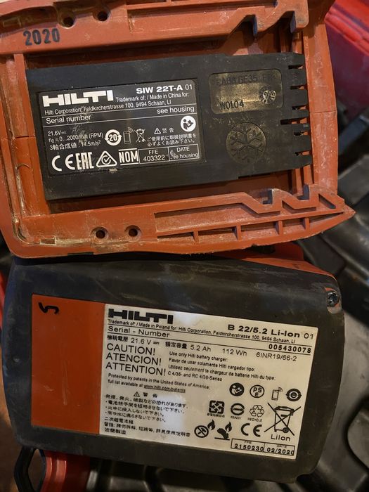 Hilti SIW 22T-A din 2020