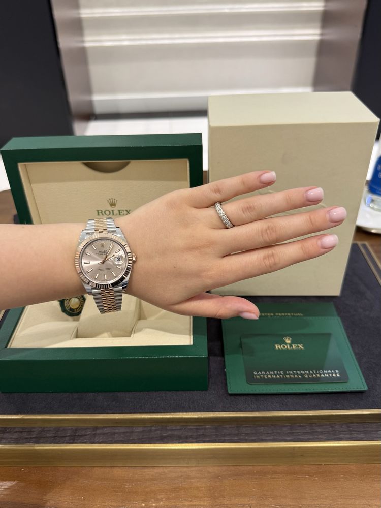 NEW Rolex Datejust 41mm Steel and Everose Gold 126331