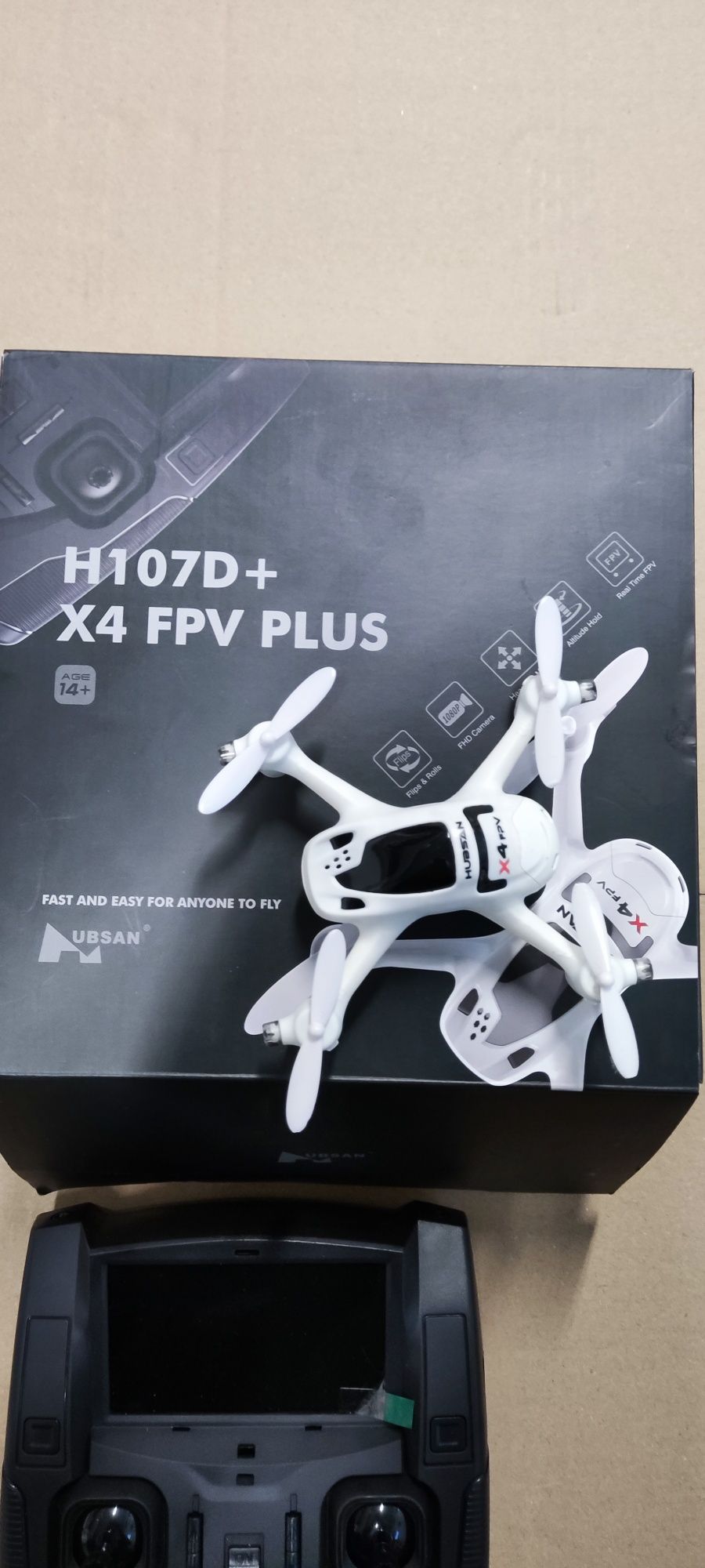 Hubsan FPV X4 plus h107d+ Дрон с камера