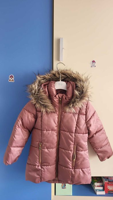Geaca de iarna pentru fetite, marca H&M, nr. 110,  4-5 ani