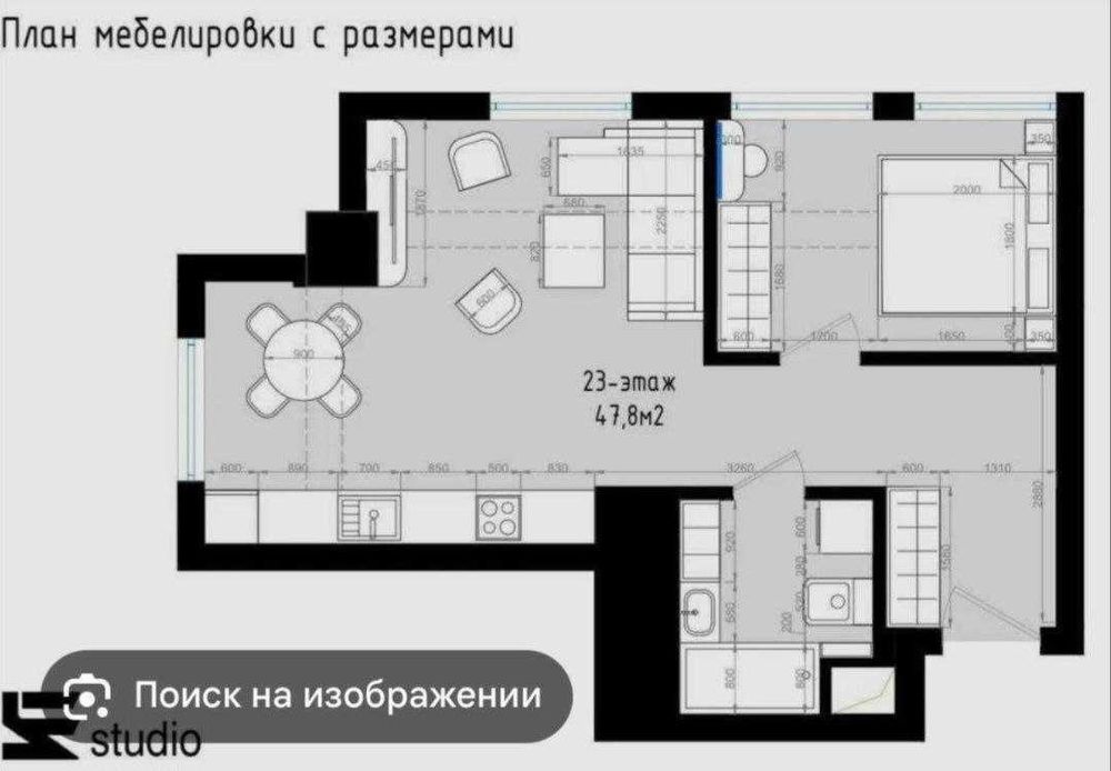 "СРОЧНАЯ ЦЕНА‼️Modera Towers 46,40м2 4окна Ойбек  Глинка  ШРуставели‼️