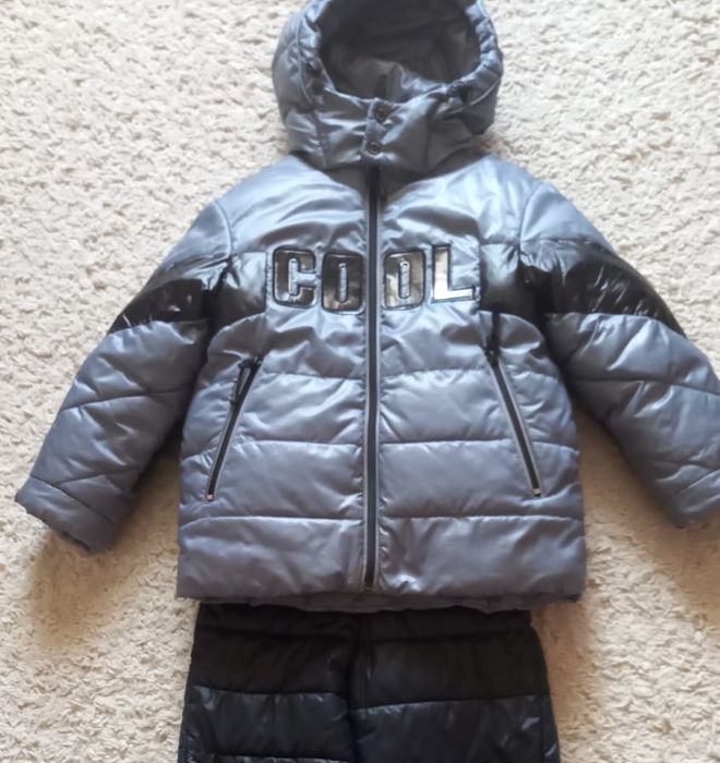 Детский пуховик-комбинезон