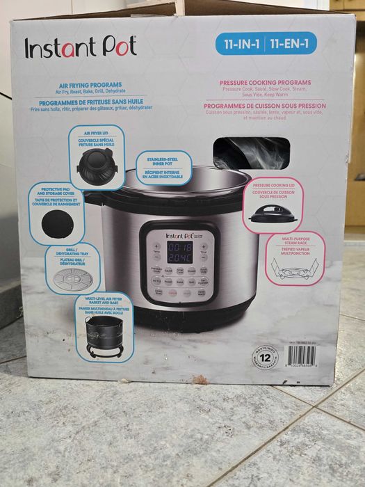 Instant Pot Duo Crisp + Air Fryer 8 литра, като нов