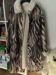 Guess palton dama, de blana, reversibil