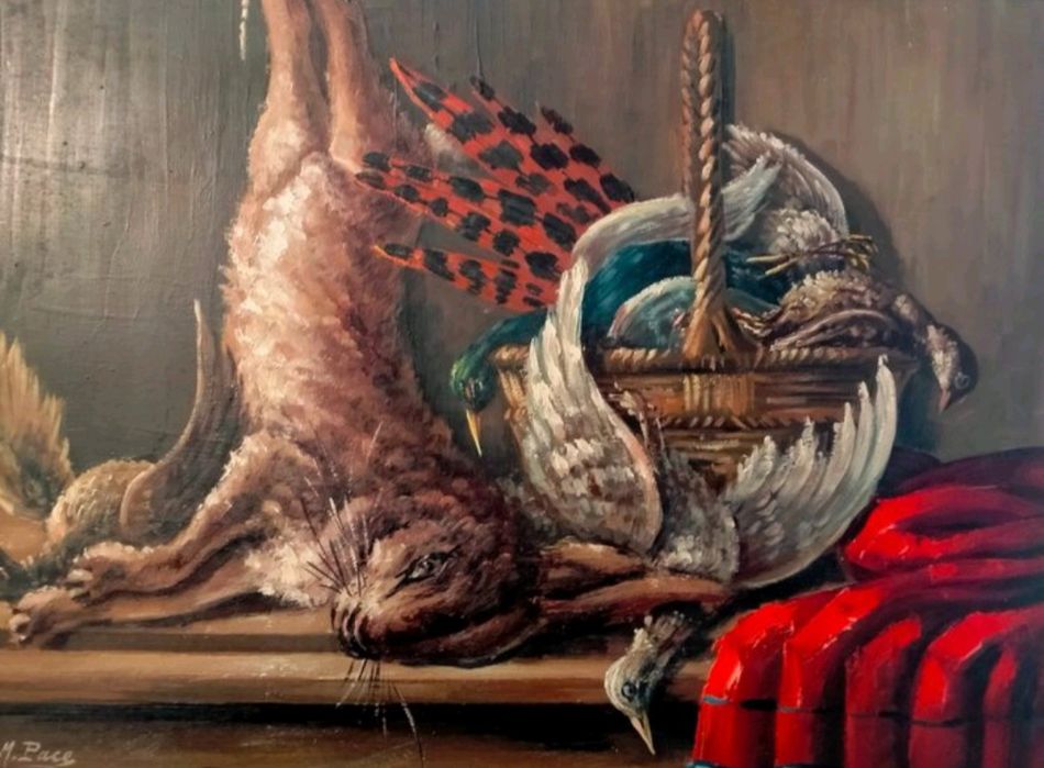 Michelangelo Pace - Natura morta con cacciagione