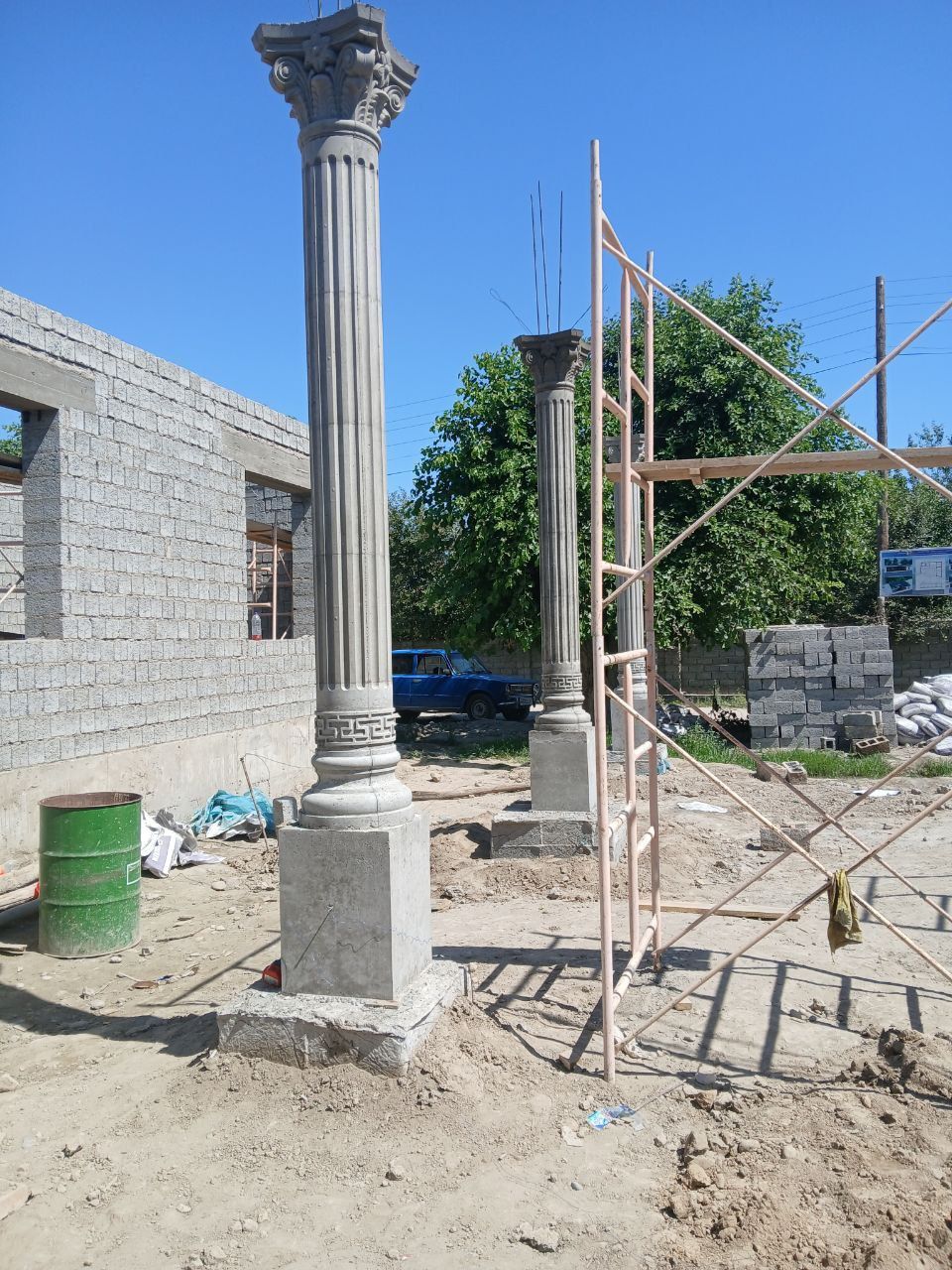 Рим устунлари стойка тумбо