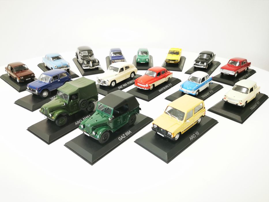 „Mașini de Legendă” DeAgostini – 16 modele 1:43 + reviste originale