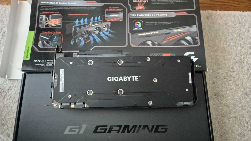 Vand Gigabyte GTX 1080