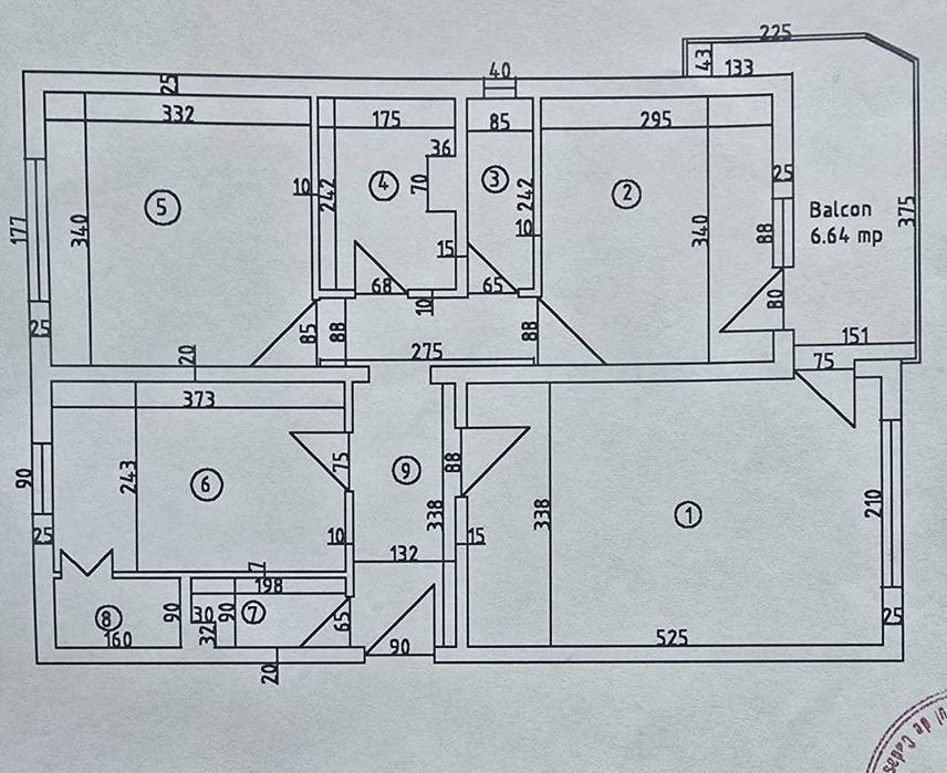 Apartament, 3 camere, zonă centrală, Târgoviște