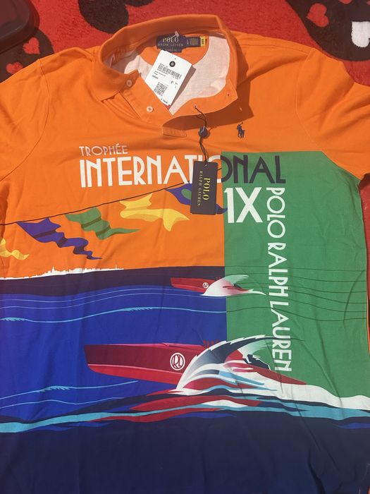 Tricou cu guler Polo Ralph Lauren original