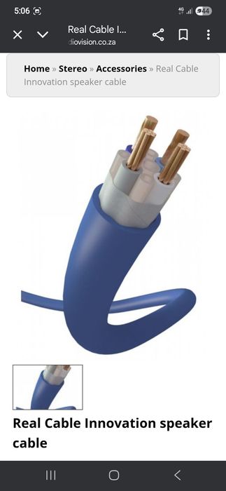 Cabluri boxe - bi-wire. . Real Cable Innovation speaker cable
