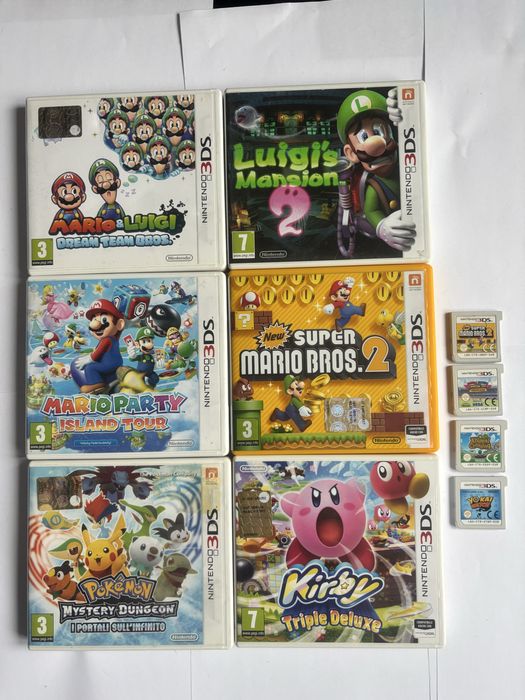 Kirby Mario Pokemon Luigi Nintendo 3DS
